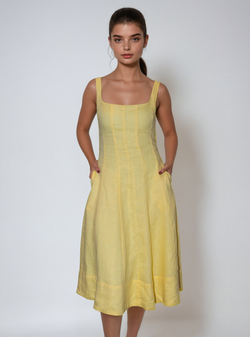 Daisy Dress Yellow