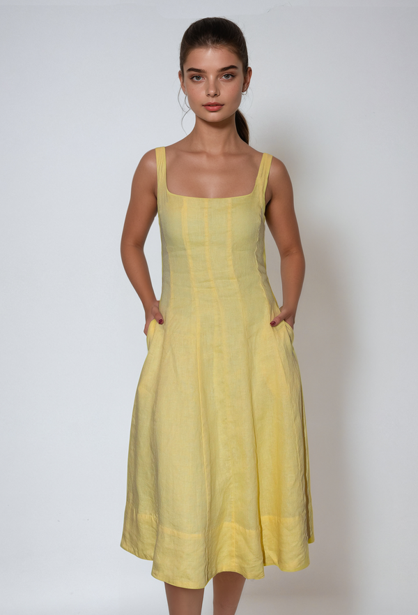 Daisy Dress Yellow